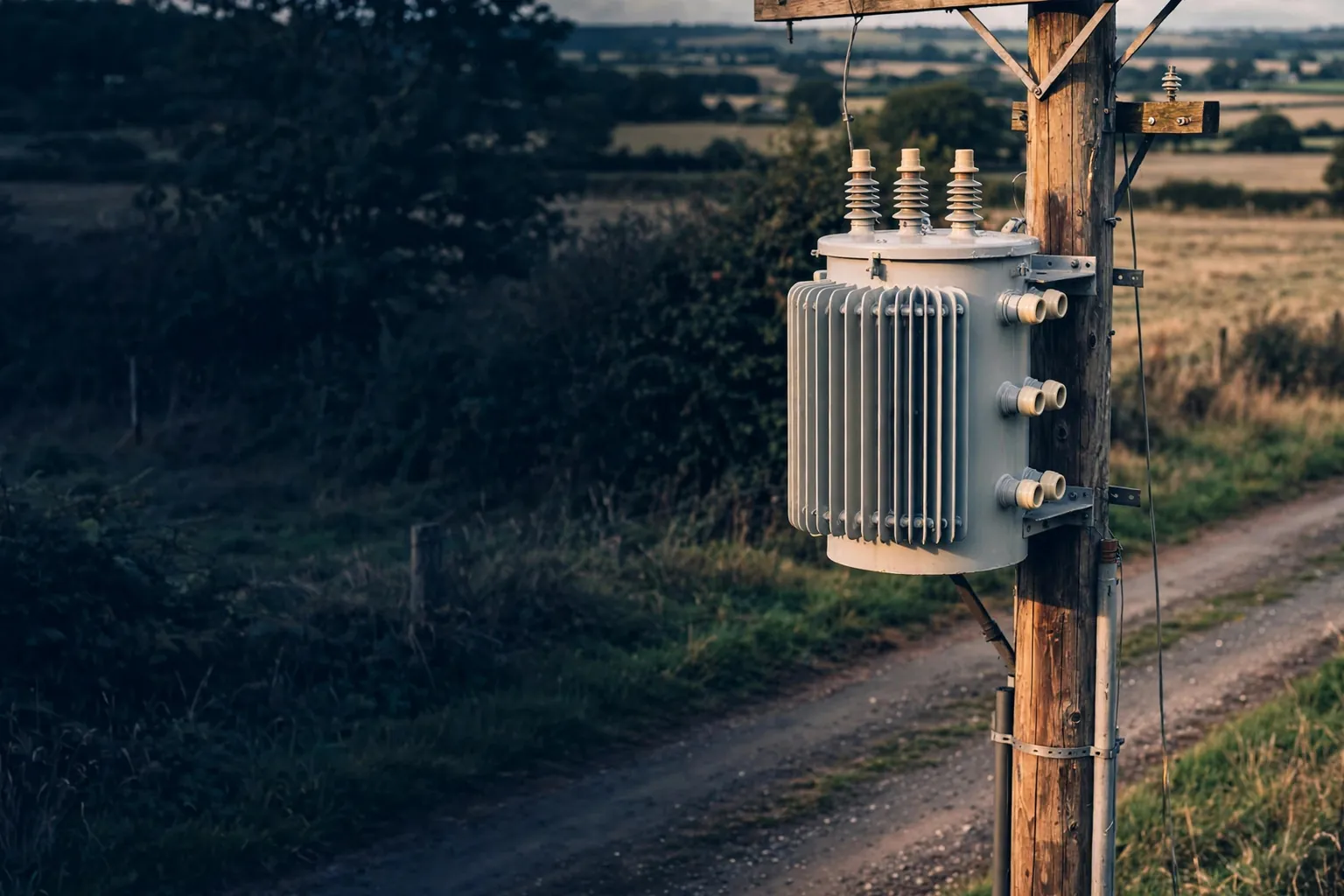 Illustration: Pole-mounted transformers